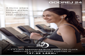 Pre launching residences with 24/7 conveniences at Godrej 24 in Sarjapur, Bangalore